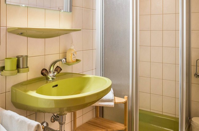 Badezimmer im Appartement