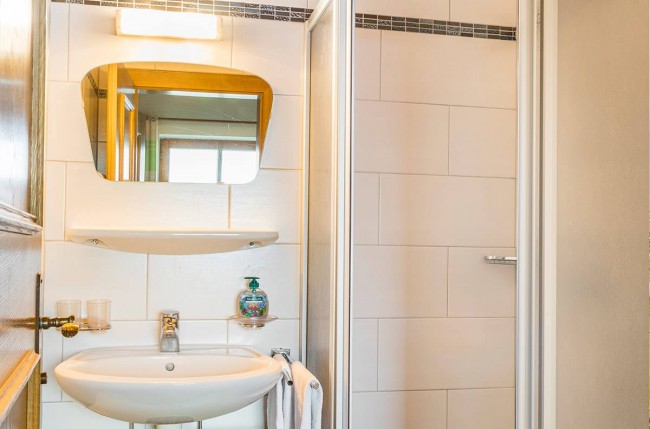 Badezimmer im Appartement